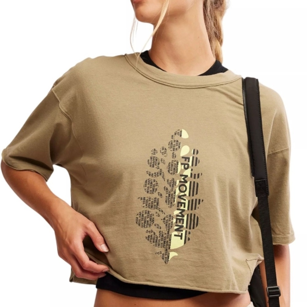 FP Movement Women's Inspire Logo T-Shirt NWT